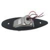 Pactrade Marine Boat Navigation Light Pair of LED Flush Mount Sidelight Red & Green Shark Eye Side Bow Teardrop Lights SS Vertical Mount 12V Signal Lights for Small Boat, Pontoon, Sailing, Skiff view 3