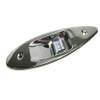 Pactrade Marine Boat Navigation Light Pair of LED Flush Mount Sidelight Red & Green Shark Eye Side Bow Teardrop Lights SS Vertical Mount 12V Signal Lights for Small Boat, Pontoon, Sailing, Skiff view 4