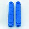 2x Comfy Non-Slip Textured Rectangular Pattern Comfy Dark Blue clingy Bike Grips Fits Many Normal BMX Trick Bikes (4.72in Long, 0.87in Hole Diameter, 1.30in Wide) view 1