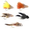 The Fly Fishing Place Muddler Minnow and Sculpin Streamer Flies - Set of 5 Bass and Trout Fly Fishing Flies - Hook Sizes 2 and 4 view 1