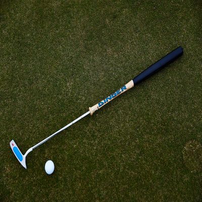 Dinger- Black Baseball Bat Putter DB02 - Eliminator Head - Left