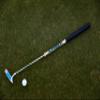 Dinger- Black Baseball Bat Putter DB02 - Eliminator Head - Left view 1
