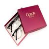 Goson Vintage Nerd Fashion Clear Eyeglasses, Clear Lens Retro Eye Glasses Frames view 2