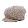 Born to Love - Toddler and Boy's Hat Tan and Brown Newsboy Cap (XXS (6-12 Months 46CM), Vintage w/Logo) view 1
