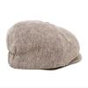 Born to Love - Toddler and Boy's Hat Tan and Brown Newsboy Cap (XXS (6-12 Months 46CM), Vintage w/Logo) view 3