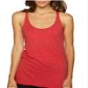 ALLNTRENDS Women's Tank Top Santa Claus Suit Ugly Christmas Sweater (L, Vintage Red) view 1