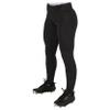 CHAMPRO Tournament Traditional Low-Rise Softball Pants, Girls' X-Large, Black view 1