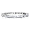 Gem Stone King Princess Cut Cubic Zirconia Classic Tennis Bracelet for Women (15.00 Cttw, 4MM CZ, Size 7 Inch) view 1
