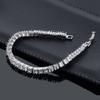 Gem Stone King Princess Cut Cubic Zirconia Classic Tennis Bracelet for Women (15.00 Cttw, 4MM CZ, Size 7 Inch) view 4