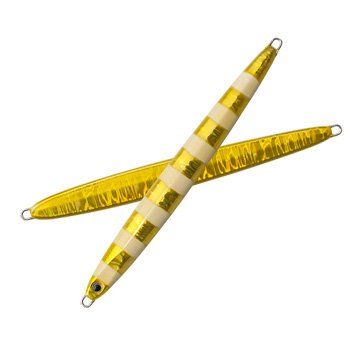 Palms SBL-180 Metal Jig Lure, Slow Brat, L, 7.1 inches (180 cm), Zebra Gold