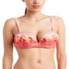 COCO RAVE Junior's Standard Over The Shoulder Bikini Top Swimsuit with Tie Back Detail, Coral, X-Small/32 D-Cup view 1
