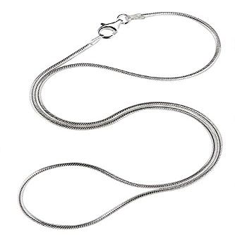 FashionJunkie4Life Italian 925 Sterling Silver 1.6mm Snake Chain - 16,18,20,24,30 Inch (20 Inches)