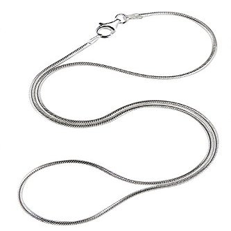 FashionJunkie4Life Italian 925 Sterling Silver 1.6mm Snake Chain - 16,18,20,24,30 Inch (20 Inches)