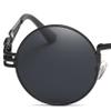 Dollger Black Round Sunglasses Retro Vintage Steampunk Sunglasses for Men view 2