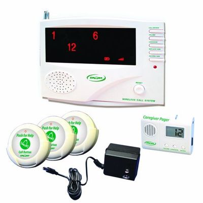 SMART CAREGIVER 433-SYS 30 Channel Central Monitoring Unit with 3 Nurse Call Buttons, Pager And Ac Adaptor, Model: 433-SYS, Tools & Outdoor Store