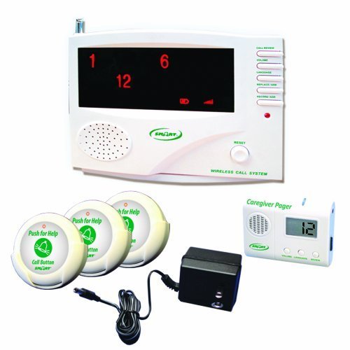 SMART CAREGIVER 433-SYS 30 Channel Central Monitoring Unit with 3 Nurse Call Buttons, Pager And Ac Adaptor, Model: 433-SYS, Tools & Outdoor Store