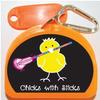 Zumoe Lacrosse Mouthguard Case  Retainer, Dental Guard & Aligner Holder with Secure Carabiner Clip, Writable Name Tag, Lacrosse Chicks with Sticks view 1