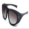 Calabria 7986 Unisex Fitover Bi-Focal Sunglasses in Matte-Black +3.00 view 1