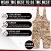 4 Time All American Sublimated Wrestling Singlet  Stitched & Durable Mens Singlet  Singlet for Wrestling, MMA & Powerlifting Wrestling Singlet Youth Boys (Camo Desert, XL 191-220 lbs.) view 3