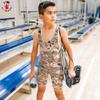 4 Time All American Sublimated Wrestling Singlet  Stitched & Durable Mens Singlet  Singlet for Wrestling, MMA & Powerlifting Wrestling Singlet Youth Boys (Camo Desert, XL 191-220 lbs.) view 4