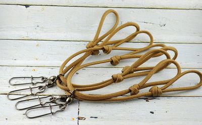 Duck Goose Call Lanyard Add-on - TAN - Made in USA - 4/packL8