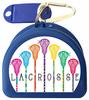 Zumoe Lacrosse 7 Standing Sticks Retainer and Mouthguard Case with Carabiner, Durable Mouthguard Case for Sports, Retainer Holder for Travel and Protection, Ideal for Secure Storage - Purple view 1