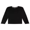 French Toast Boys' Little Long Sleeve Crewneck Tee T-Shirt, Black, 7 view 1