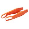 Polisport Motocross Motorcycles (MX) Swingarm Protector for KTM EXC 125/200/250/300 (2012-2023), EXC-F 250/350/450/500 (2012-2023) Dirt Bikes - High Impact & Abrasion Resistance - Orange view 1