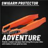 Polisport Motocross Motorcycles (MX) Swingarm Protector for KTM EXC 125/200/250/300 (2012-2023), EXC-F 250/350/450/500 (2012-2023) Dirt Bikes - High Impact & Abrasion Resistance - Orange view 4