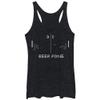 LOST GODS Women's Pong Video Game Racerback Tank Top - Black Heather - Small view 2