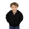 Monag Toddler Fleece Jacket with Hoodi, Kids Fleece hooded Jacket 6Y Black view 1