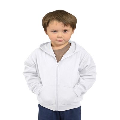 Monag Infant Fleece Jacket with Hoodi 2Y White