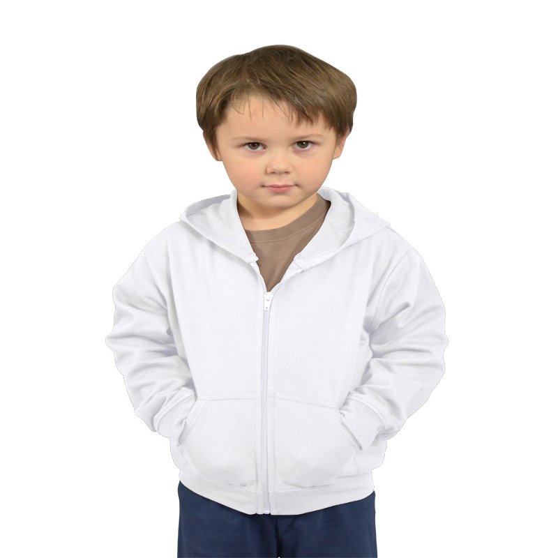 Monag Infant Fleece Jacket with Hoodi 2Y White