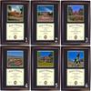 Arizona Diploma Frame - Photo Option #1 - Walnut Frame view 1