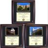 Arkansas Diploma Frame - Photo Option #1 - Walnut Frame view 1