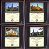 Park Diploma Frame - Photo Option #2 - Walnut Frame view 1