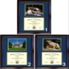 Penn State Diploma Frame - Photo Option #2 - Walnut Frame view 1