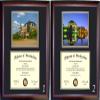 Louisiana at Monroe Diploma Frame - Photo Option #1 - Walnut Frame view 1