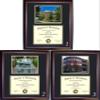 Michigan Technological University Diploma Frame - Photo Option #3 - Cherry Frame view 1
