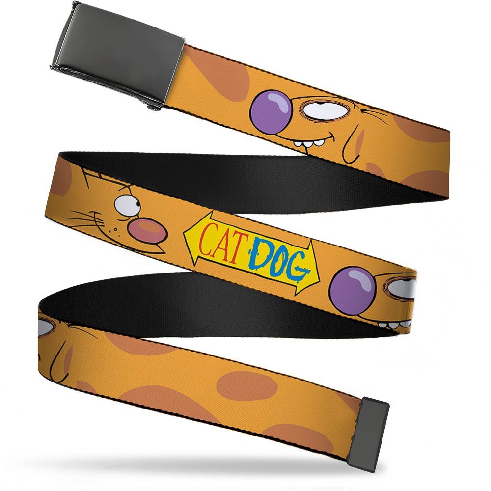 Buckle-Down Web Belt CatDog 1.0"