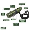 ASR Outdoor Survival Multi Tool Whistle Compass LED Flashlight 7 in 1 Compact Gadget view 1