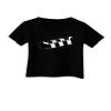TOOLOUD Six Geese A Laying Infant T-Shirt Dark Black - 18Months view 1