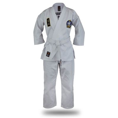 Playwell Martial Arts White Choi Kwang Do Student STudent Suit (2/150cm)