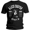 AC/DC Men's School's Out Lyrics Slim Fit T-Shirt Small Black view 1