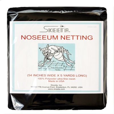 Skeeta No-see-um Netting 54 Wide X 5 Yards - Black, Model: N54-05-1 , Home & Outdoor Store