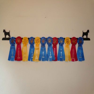 Showoff award racks - Dogs (Wall Mount, Jack Russell Terrier)