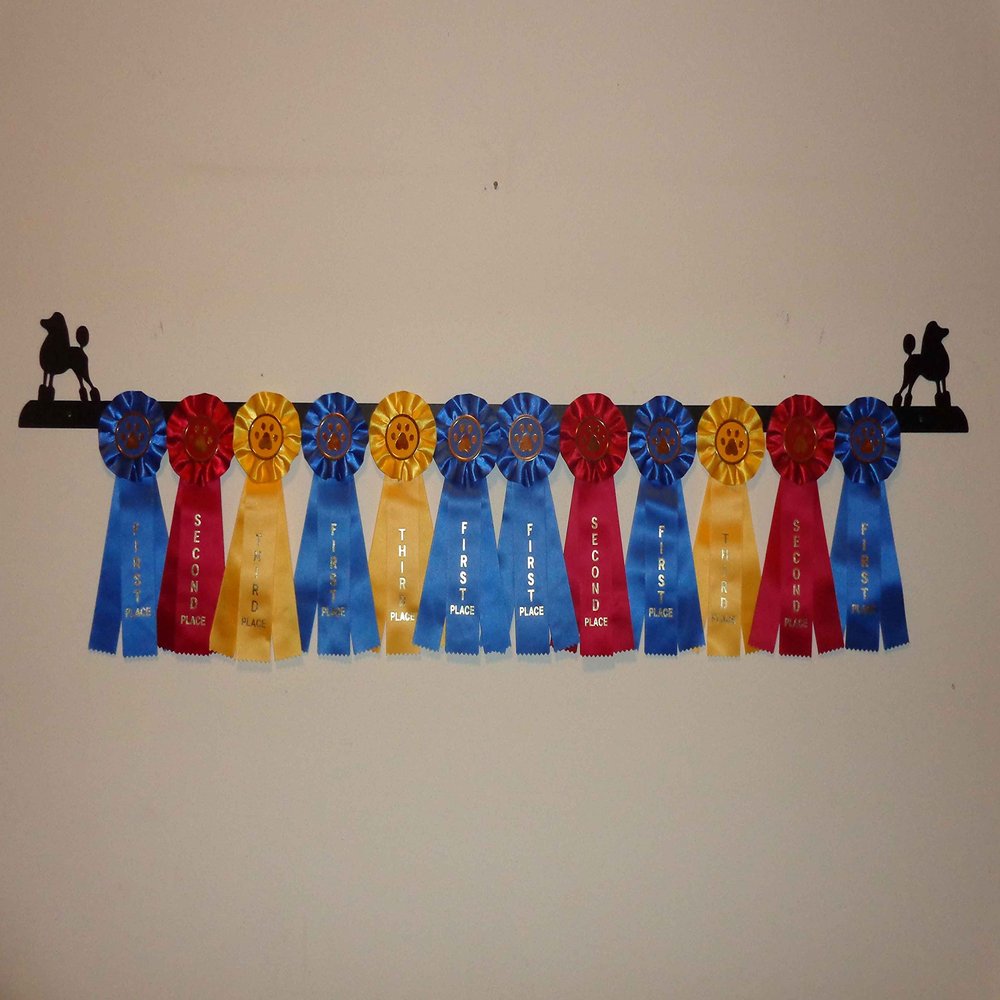 Showoff award racks - Dogs (Wall Mount, Poodle)