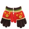 Km Unisex Kids Cute Pig Warmth Full Finger Knitting Gloves (Coffee) view 1