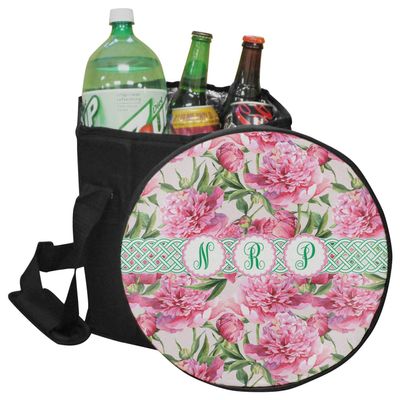 YouCustomizeIt Personalized Watercolor Peonies Collapsible Cooler & Seat