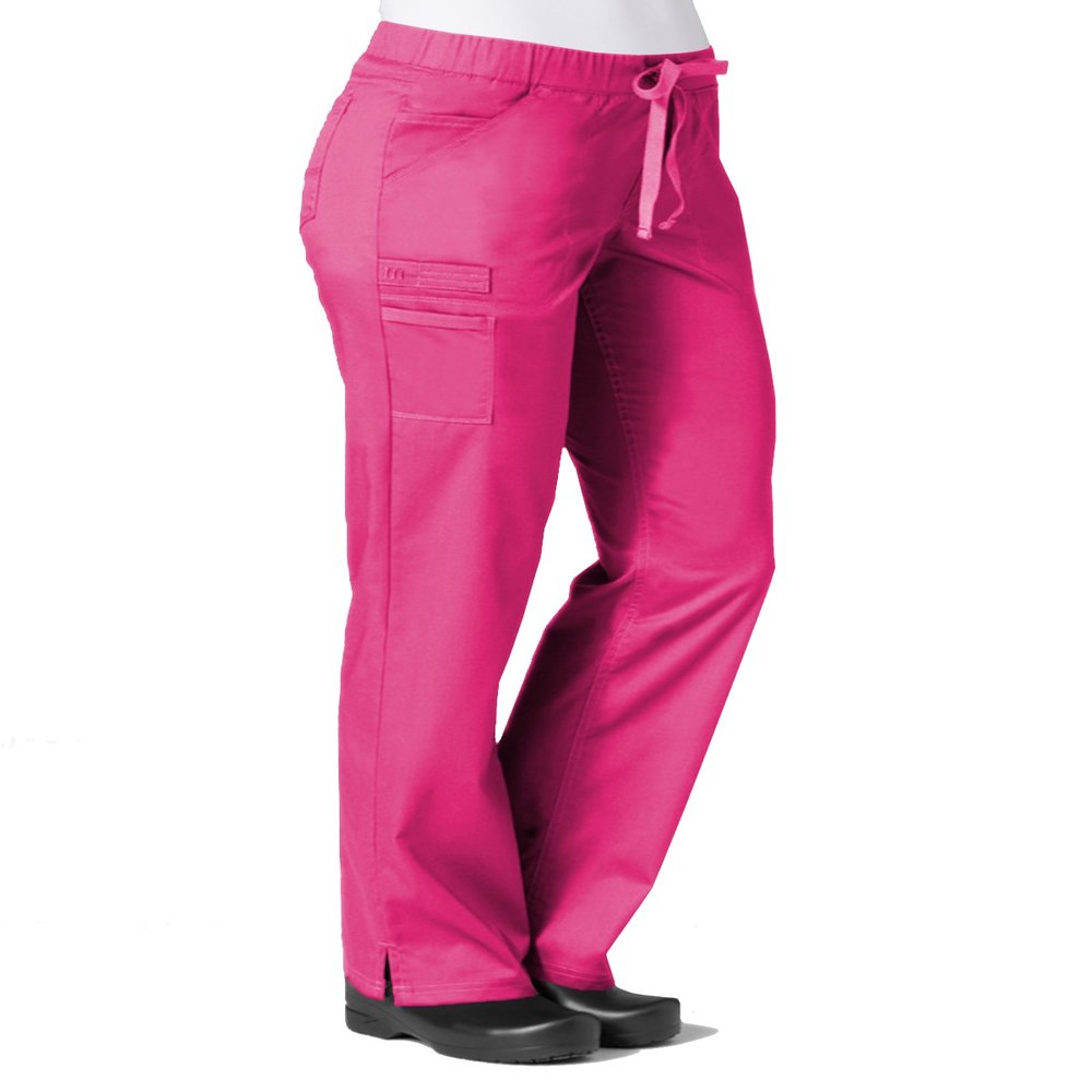 Maevn Women's PrimaFlex Inner Beauty Straight Leg Pant(Candy Pink, X-Small Petite)